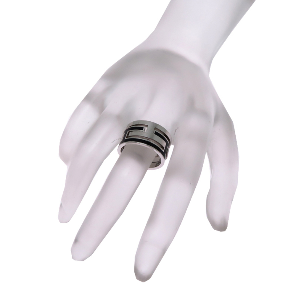 Hermes SV925 Move H #49 Women's/Men's Ring, Sterling Silver 925 - Picture 7 of 7